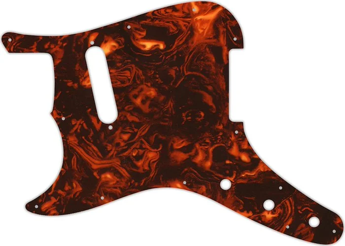WD Custom Pickguard For Left Hand Fender 1957-1976 Musicmaster #05F Faux Tortiose