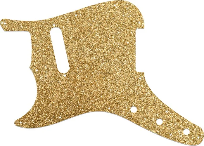 WD Custom Pickguard For Left Hand Fender 1957-1976 Musicmaster #60RGS Rose Gold Sparkle 