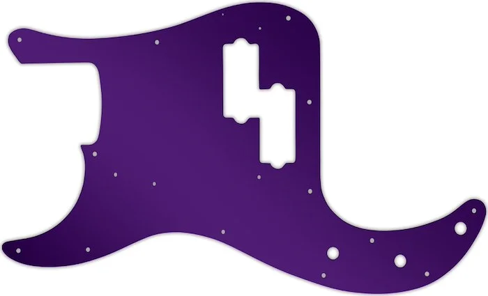 WD Custom Pickguard For Left Hand Fender 1962-1964 Precision Bass #10PR Purple Mirror