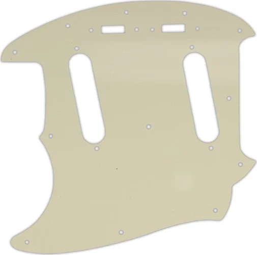 WD Custom Pickguard For Left Hand Fender 1964-1982 Mustang #55T Parchment Thin