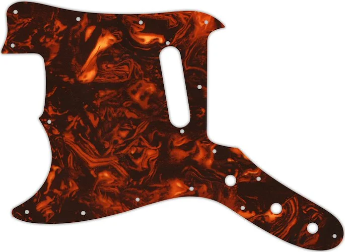 WD Custom Pickguard For Left Hand Fender 1967-1981 Bronco #05F Faux Tortiose