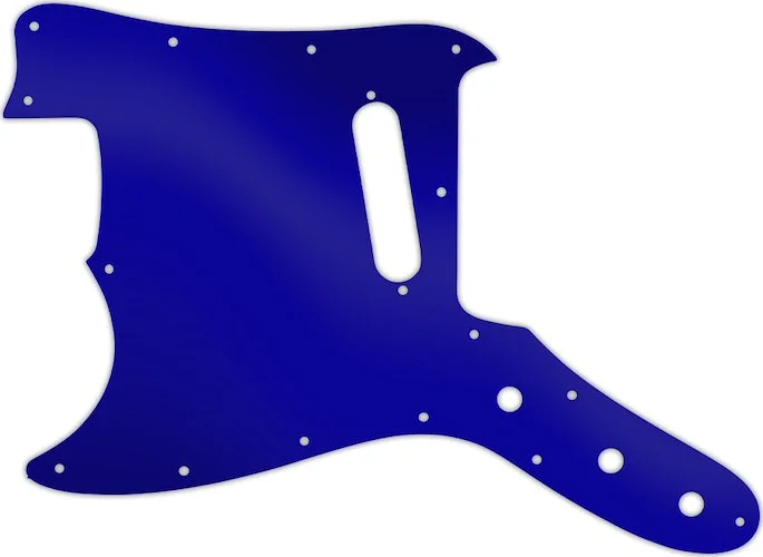 WD Custom Pickguard For Left Hand Fender 1967-1981 Bronco #10DBU Dark Blue Mirror