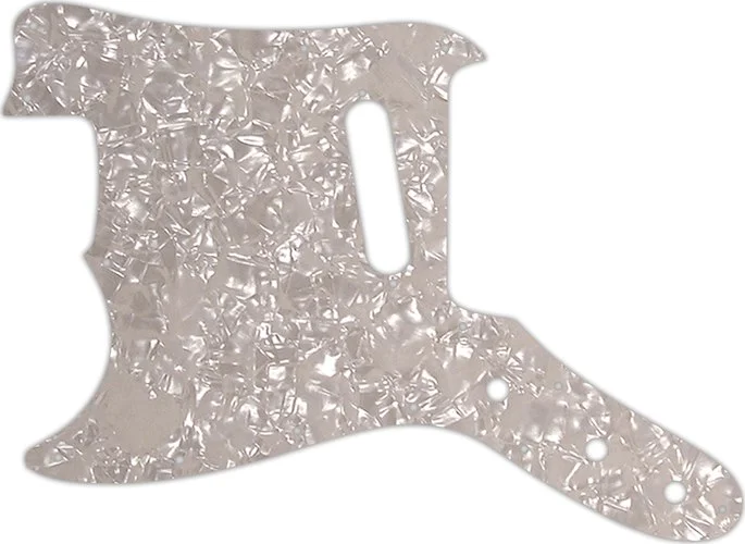 WD Custom Pickguard For Left Hand Fender 1967-1981 Bronco #28A Aged Pearl/White/Black/White