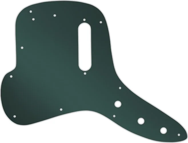 WD Custom Pickguard For Left Hand Fender 1971-1977 Musicmaster Bass #10S Smoke Mirror