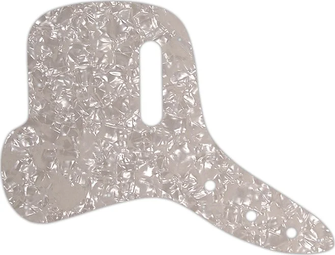 WD Custom Pickguard For Left Hand Fender 1971-1977 Musicmaster Bass #28A Aged Pearl/White/Black/White