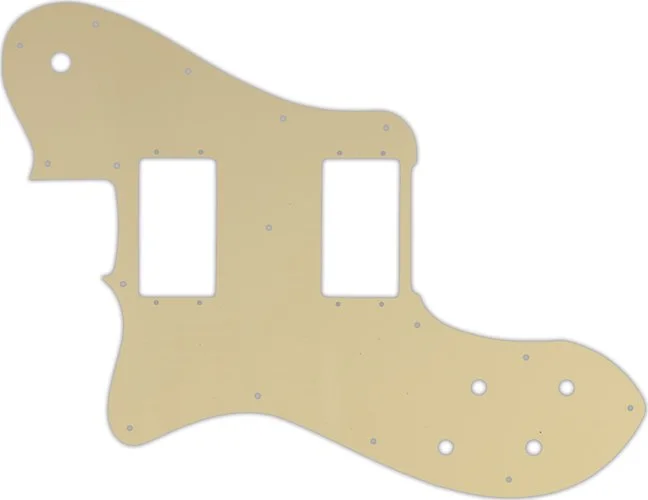 WD Custom Pickguard For Left Hand Fender 1972-1982 Vintage Telecaster Deluxe #06T Cream Thin