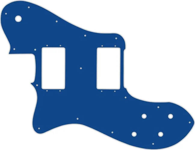 WD Custom Pickguard For Left Hand Fender 1972-1982 Vintage Telecaster Deluxe #08 Blue/White/Blue