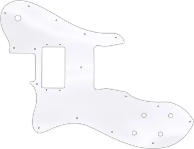 WD Custom Pickguard For Left Hand Fender 1972-1981 Vintage Telecaster Custom #45 Clear Acrylic