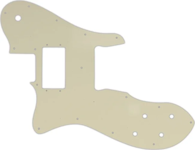 WD Custom Pickguard For Left Hand Fender 1972-1981 Vintage Telecaster Custom #55S Parchment Solid