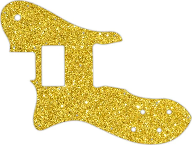 WD Custom Pickguard For Left Hand Fender 1972-1981 Vintage Telecaster Custom #60GS Gold Sparkle 