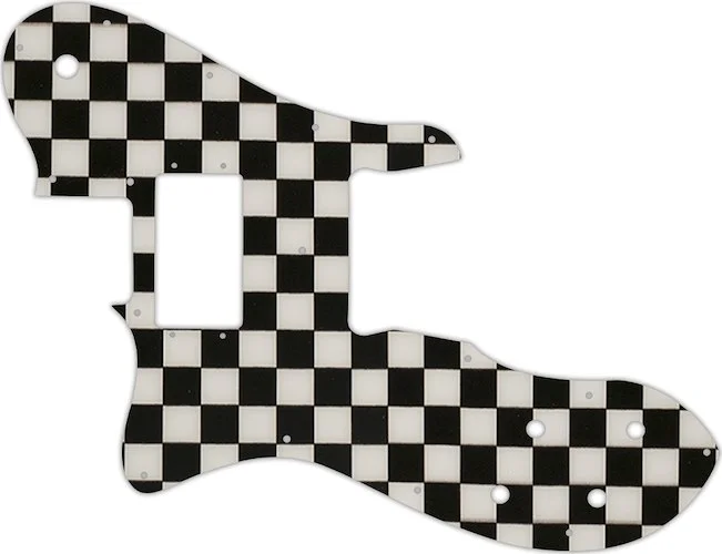 WD Custom Pickguard For Left Hand Fender 1972-1981 Vintage Telecaster Custom #CK01 Checkerboard Graphic