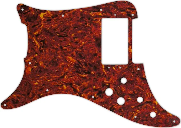 WD Custom Pickguard For Left Hand Fender 1979-1982 Lead I #05P Tortoise Shell/Parchment