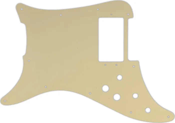 WD Custom Pickguard For Left Hand Fender 1979-1982 Lead I #06B Cream/Black/Cream