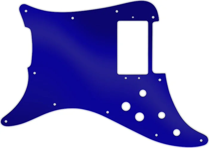 WD Custom Pickguard For Left Hand Fender 1979-1982 Lead I #10DBU Dark Blue Mirror