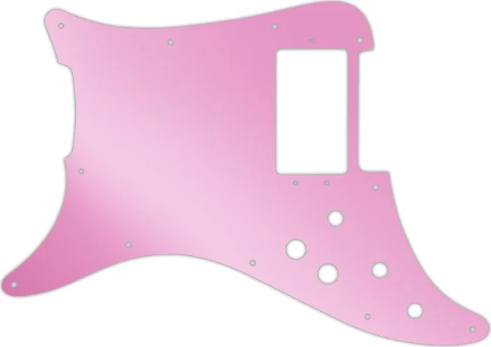 WD Custom Pickguard For Left Hand Fender 1979-1982 Lead I #10P Pink Mirror