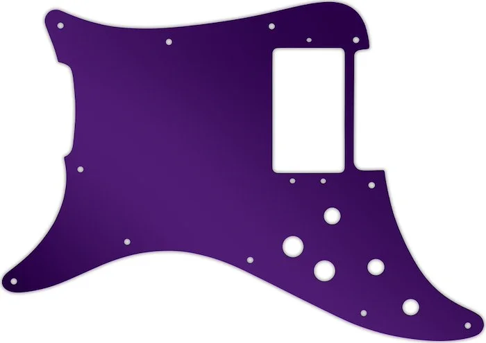 WD Custom Pickguard For Left Hand Fender 1979-1982 Lead I #10PR Purple Mirror