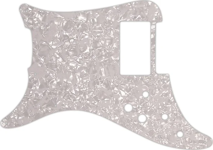 WD Custom Pickguard For Left Hand Fender 1979-1982 Lead I #28 White Pearl/White/Black/White