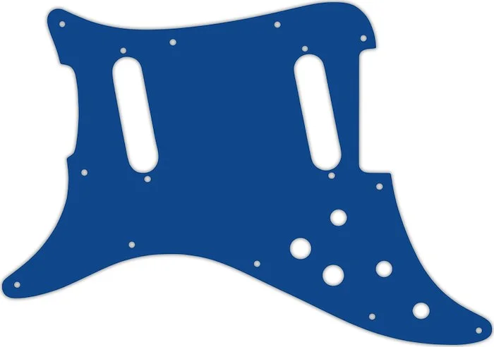WD Custom Pickguard For Left Hand Fender 1979-1982 Lead II #08 Blue/White/Blue
