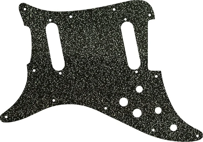 WD Custom Pickguard For Left Hand Fender 1979-1982 Lead II #60BS Black Sparkle 
