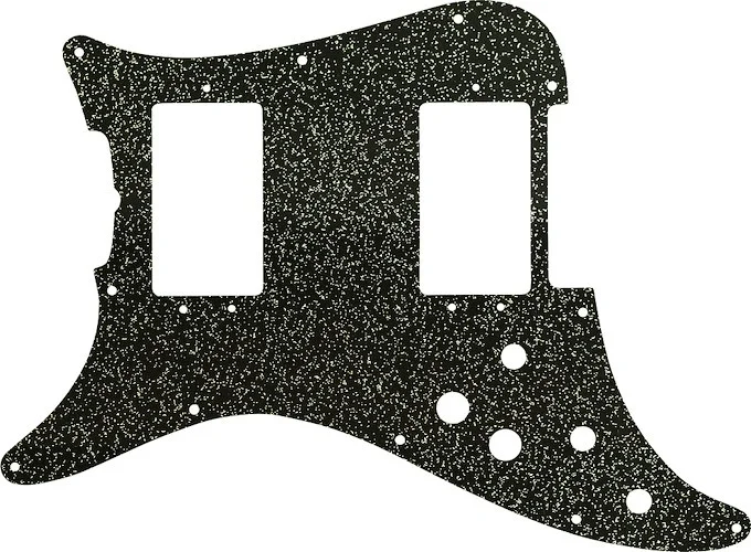 WD Custom Pickguard For Left Hand Fender 1979-1982 Lead III #60BS Black Sparkle 