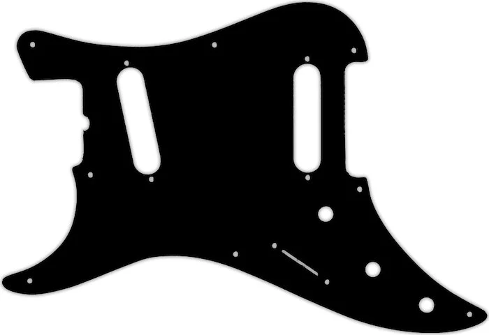 WD Custom Pickguard For Left Hand Fender 1981-1983 Original Bullet#03 Black/White/Black