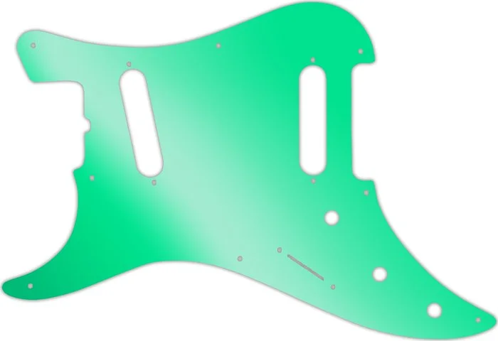 WD Custom Pickguard For Left Hand Fender 1981-1983 Original Bullet#10GR Green Mirror