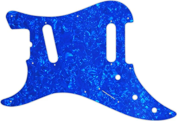 WD Custom Pickguard For Left Hand Fender 1981-1983 Original Bullet#28BU Blue Pearl/White/Black/White