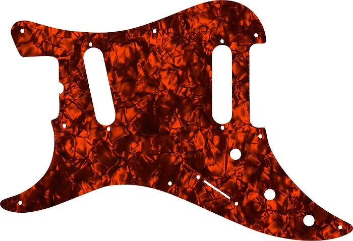 WD Custom Pickguard For Left Hand Fender 1981-1983 Original Bullet#28OP Orange Pearl/Black/White/Black