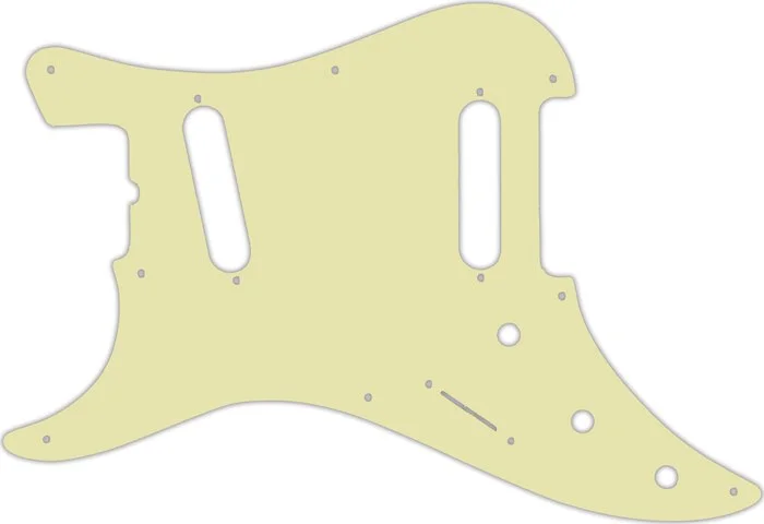 WD Custom Pickguard For Left Hand Fender 1981-1983 Original Bullet#34 Mint Green 3 Ply