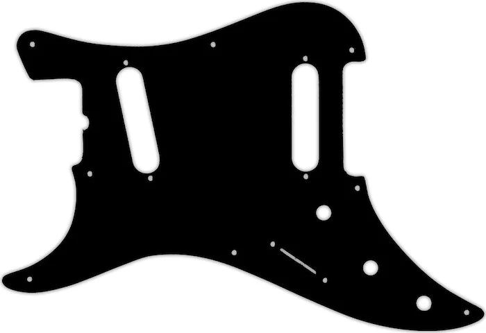 WD Custom Pickguard For Left Hand Fender 1981-1983 Original Bullet#38 Black/Cream/Black