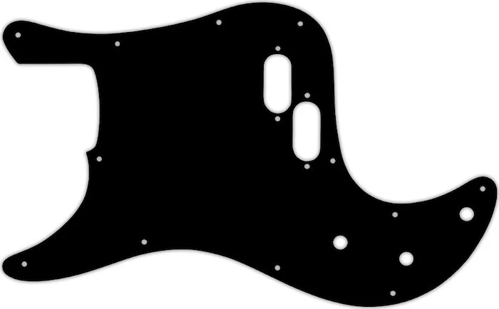 WD Custom Pickguard For Left Hand Fender 1981-1985 Bullet Bass #29 Matte Black
