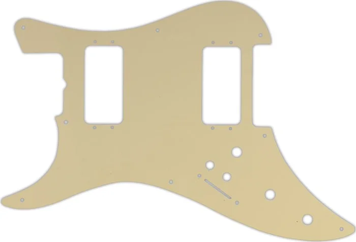 WD Custom Pickguard For Left Hand Fender 1982 H-2 Bullet #06T Cream Thin