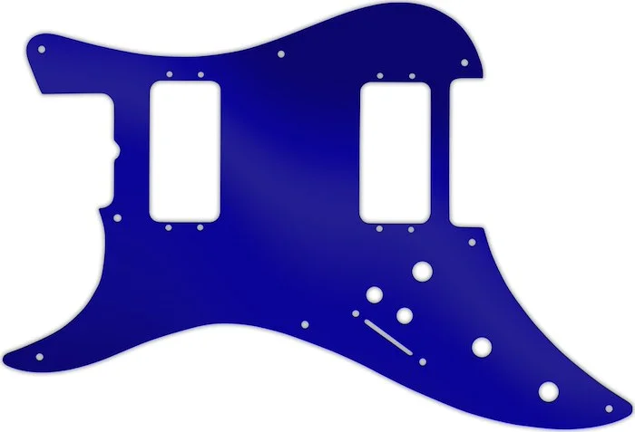 WD Custom Pickguard For Left Hand Fender 1982 H-2 Bullet #10DBU Dark Blue Mirror