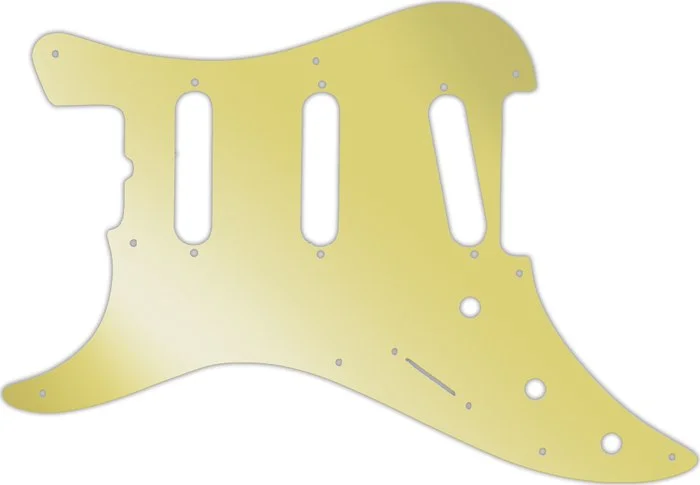 WD Custom Pickguard For Left Hand Fender 1983 Bullet S-3 #10GD Gold Mirror