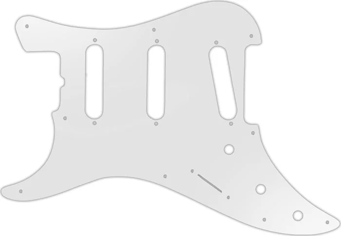 WD Custom Pickguard For Left Hand Fender 1983 Bullet S-3 #22 Translucent Milk White