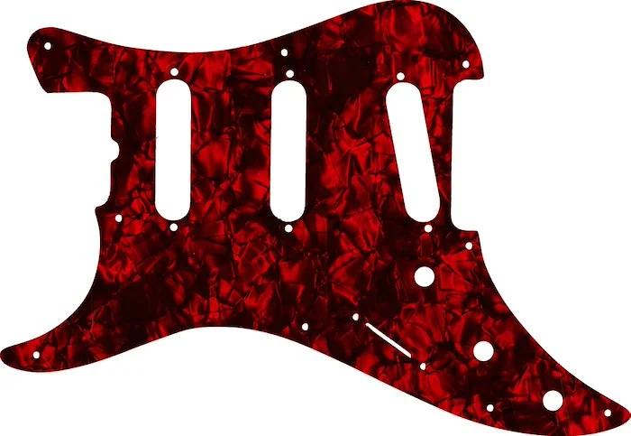 WD Custom Pickguard For Left Hand Fender 1983 Bullet S-3 #28DRP Dark Red Pearl/Black/White/Black