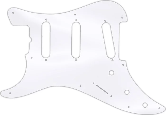 WD Custom Pickguard For Left Hand Fender 1983 Bullet S-3 #45 Clear Acrylic