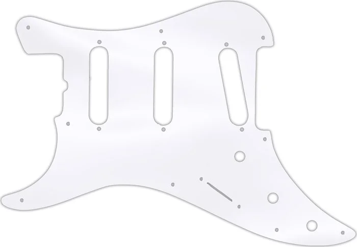 WD Custom Pickguard For Left Hand Fender 1983 Bullet S-3 #45T Clear Acrylic Thin