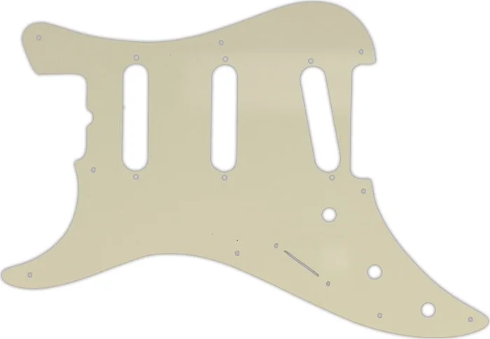 WD Custom Pickguard For Left Hand Fender 1983 Bullet S-3 #55 Parchment 3 Ply