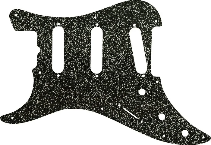 WD Custom Pickguard For Left Hand Fender 1983 Bullet S-3 #60BS Black Sparkle 