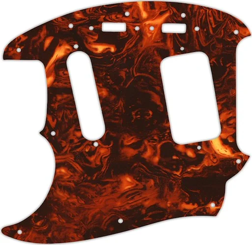 WD Custom Pickguard For Left Hand Fender 1990's Jag-Stang #05F Faux Tortiose