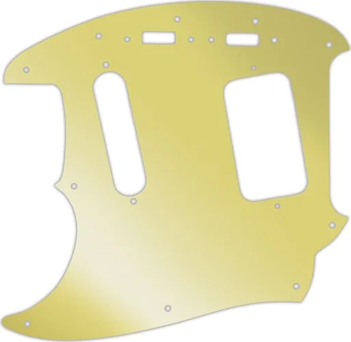 WD Custom Pickguard For Left Hand Fender 1990's Jag-Stang #10GD Gold Mirror