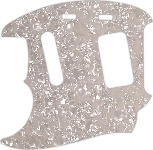 WD Custom Pickguard For Left Hand Fender 1990's Jag-Stang #28A Aged Pearl/White/Black/White