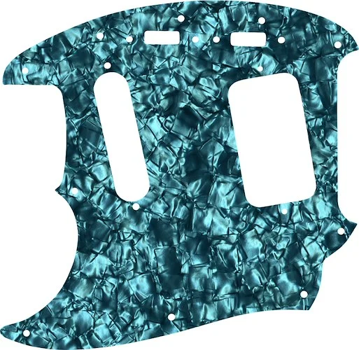 WD Custom Pickguard For Left Hand Fender 1990's Jag-Stang #28AQ Aqua Pearl/Black/White/Black