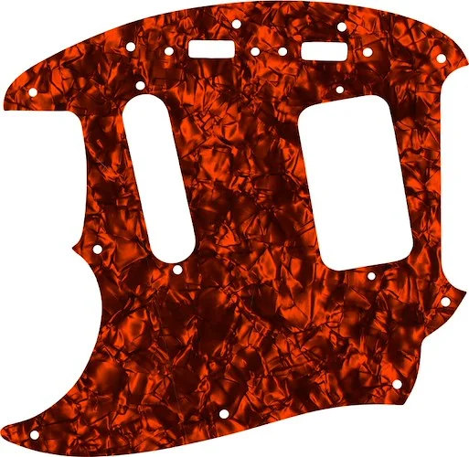 WD Custom Pickguard For Left Hand Fender 1990's Jag-Stang #28OP Orange Pearl/Black/White/Black