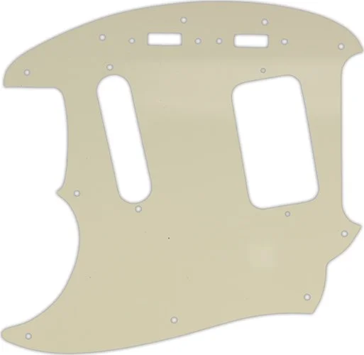 WD Custom Pickguard For Left Hand Fender 1990's Jag-Stang #55 Parchment 3 Ply