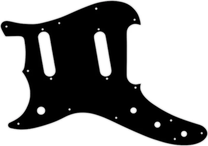 WD Custom Pickguard For Left Hand Fender 1993-1996 Duo-Sonic Reissue #39 Black/Black/Cream/Black