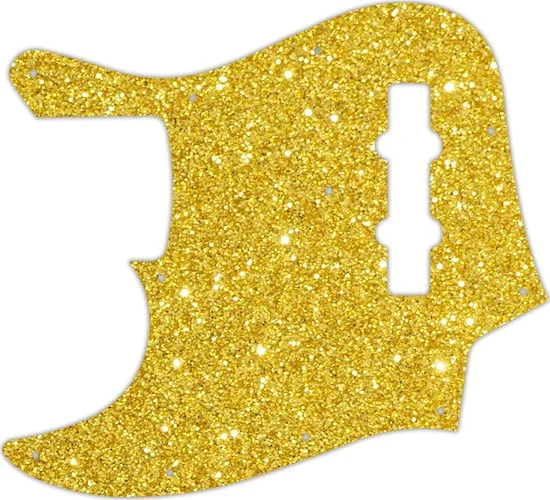 WD Custom Pickguard For Left Hand Fender 1998-2009 Made In Japan Geddy Lee Limited Edition Jazz Bass #60GS Gold Sparkle 