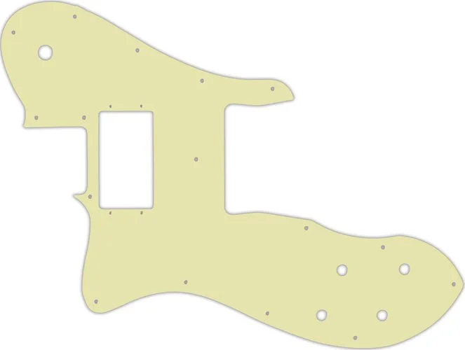WD Custom Pickguard For Left Hand Fender 1999-Present Made In Mexico Or 2012-2013 American Vintage '72 Telecas