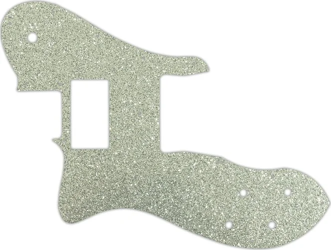 WD Custom Pickguard For Left Hand Fender 1999-Present Made In Mexico Or 2012-2013 American Vintage '72 Telecaster Custom #60SS Silver Sparkle 